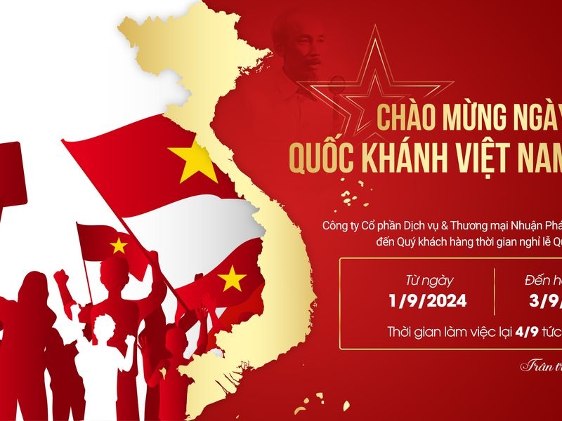 📢 THÔNG BÁO NGHỈ LỄ QUỐC KHÁNH 2/9/2024