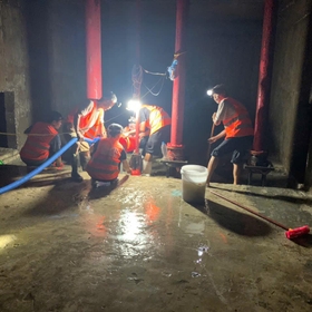 Dịch vụ chống thấm ngược hố thang máy