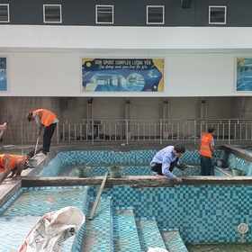 Xử lý chống thấm cho bể bơi