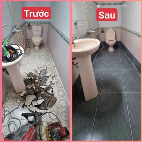 Xử lý chống thấm dột sàn, tường khu vệ sinh