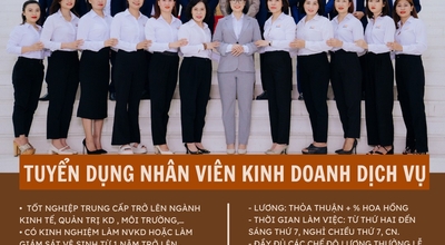 NHUẬN PHÁT - TUYỂN DỤNG NHÂN VIÊN KINH DOANH KHỐI DỊCH VỤ VỆ SINH HÀNG NGÀY