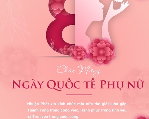 CHÚC MỪNG NGÀY QUỐC TẾ PHỤ NỮ 8/3