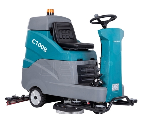 CLEPRO C100B - MÁY CHÀ SÀN LIÊN HỢP NGỒI LÁI  (CHẠY ẮC QUY)