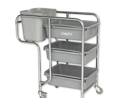 XE ĐẨY DỌN ĐỒ ĂN CLEPRO CS-3/5L - NP