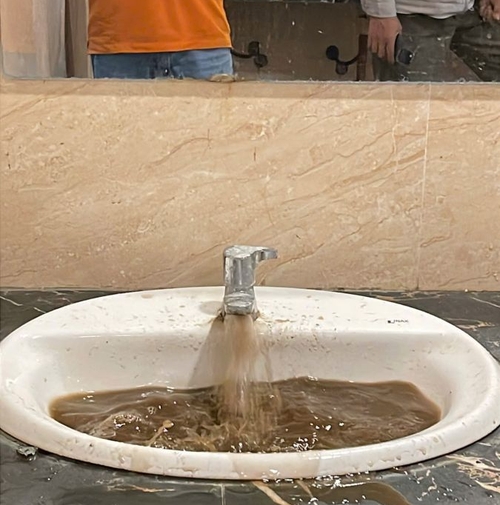 Sục rưa đường ống nước sinh hoạt