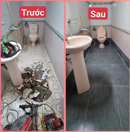 Xử lý chống thấm dột sàn, tường khu vệ sinh